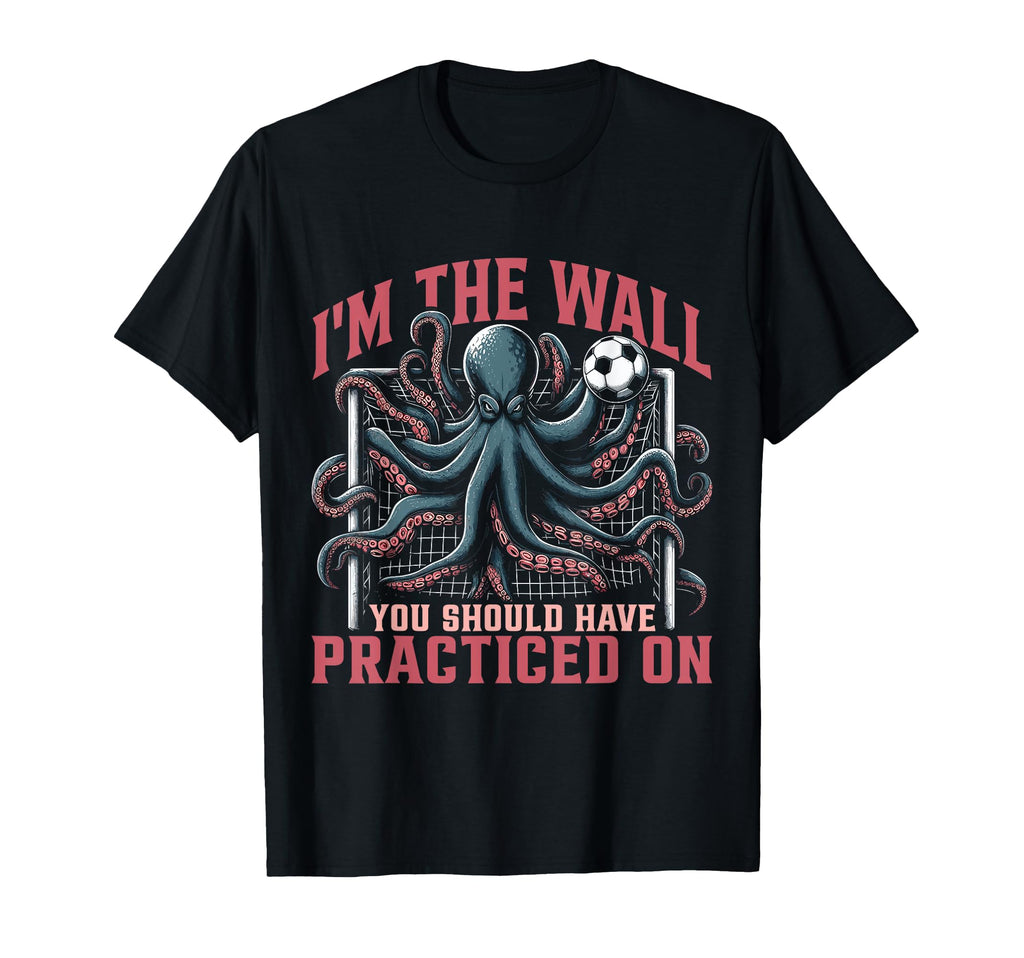 Goalkeeper Octopus Soccer Goalie T-Shirt - Unique Graphic Unisex
