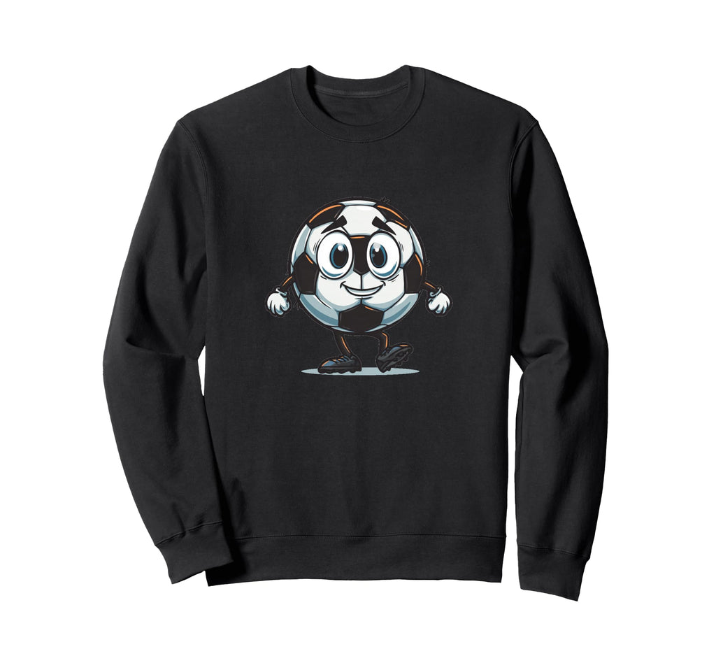Nice Cartoon Ball Soccer And Sweatshirt - Streetwear Style for Adults