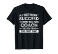 Coach Gift Funny Appreciation T-Shirt - Custom Art Print Unisex
