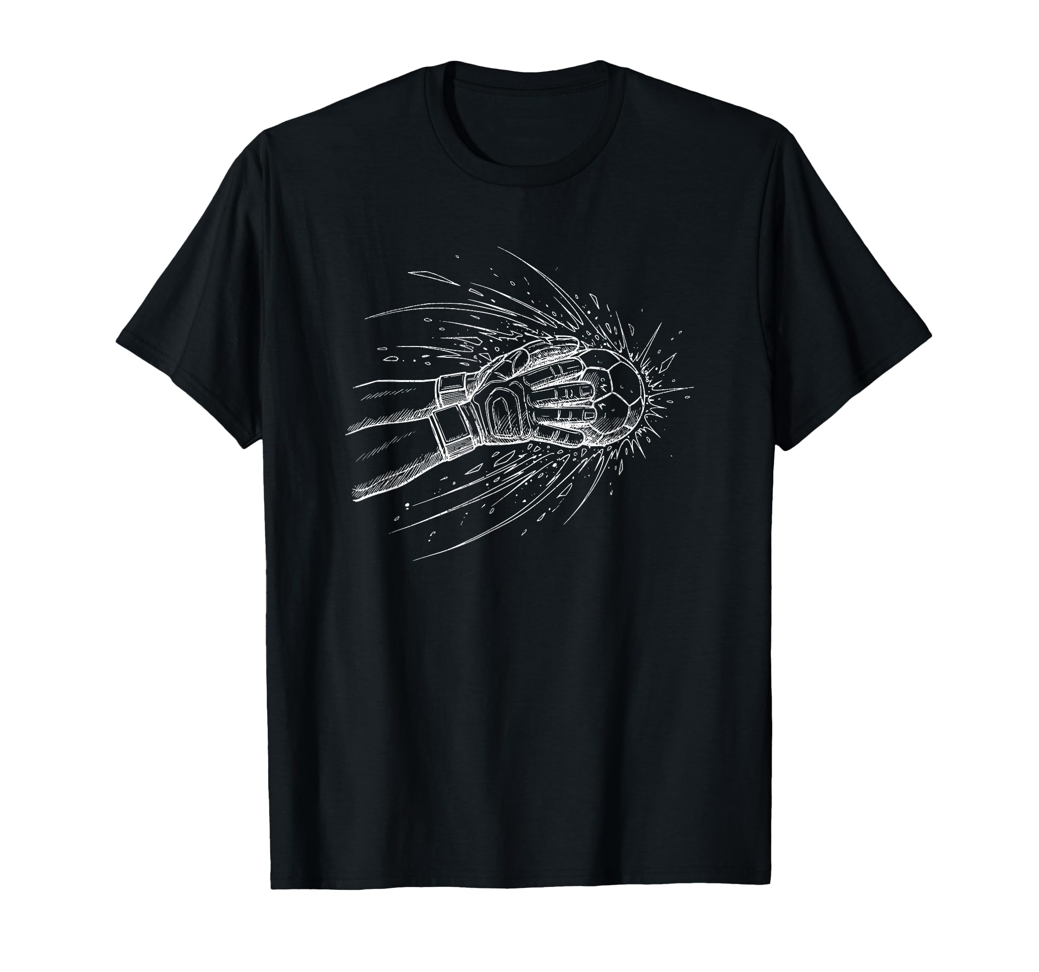 Soccer Goalkeeper Goalie Mens Athletes T-Shirt - Minimalist Print Unisex