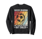 Soccer Family Support Sport Sweatshirt - Casual Everyday Wear for Adults