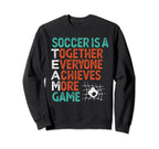 Soccer Coach Practice Ball Game Sweatshirt - Streetwear Style for Adults