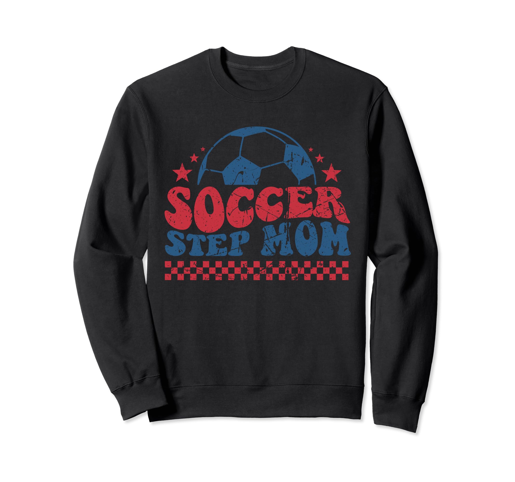 Soccer Step Mom Funny Sport Sweatshirt - Trendy Graphic Unisex