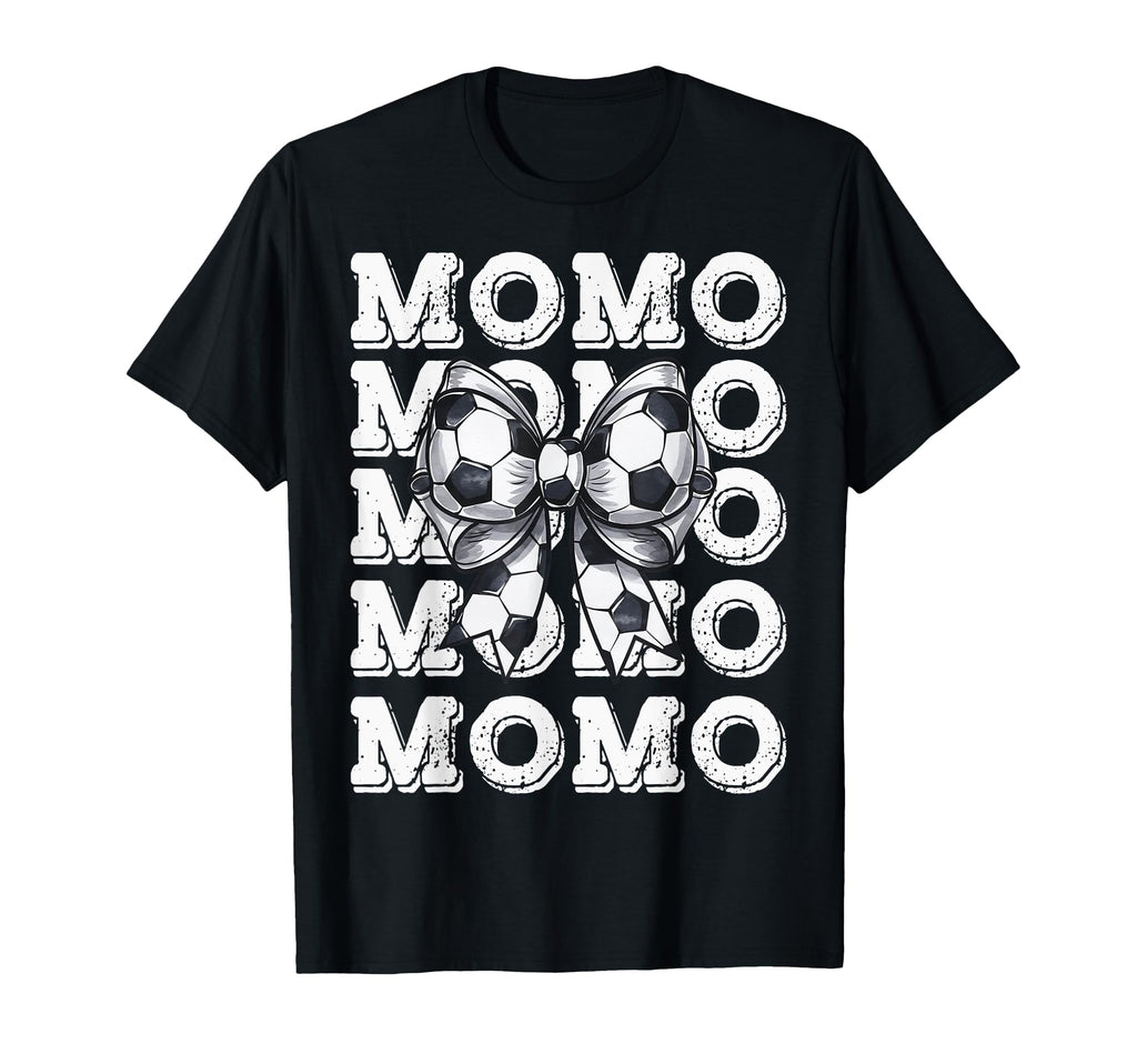 Coquette Soccer Momo Matching Family Bow T-Shirt - Trendy Graphic Men Women