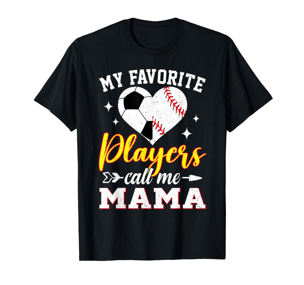 My Favorite Soccer Baseball Players Call T-Shirt - Minimalist Print Unisex