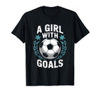 Goal Keeper Quotes Soccer Lover T-Shirt - Minimalist Print Men Women