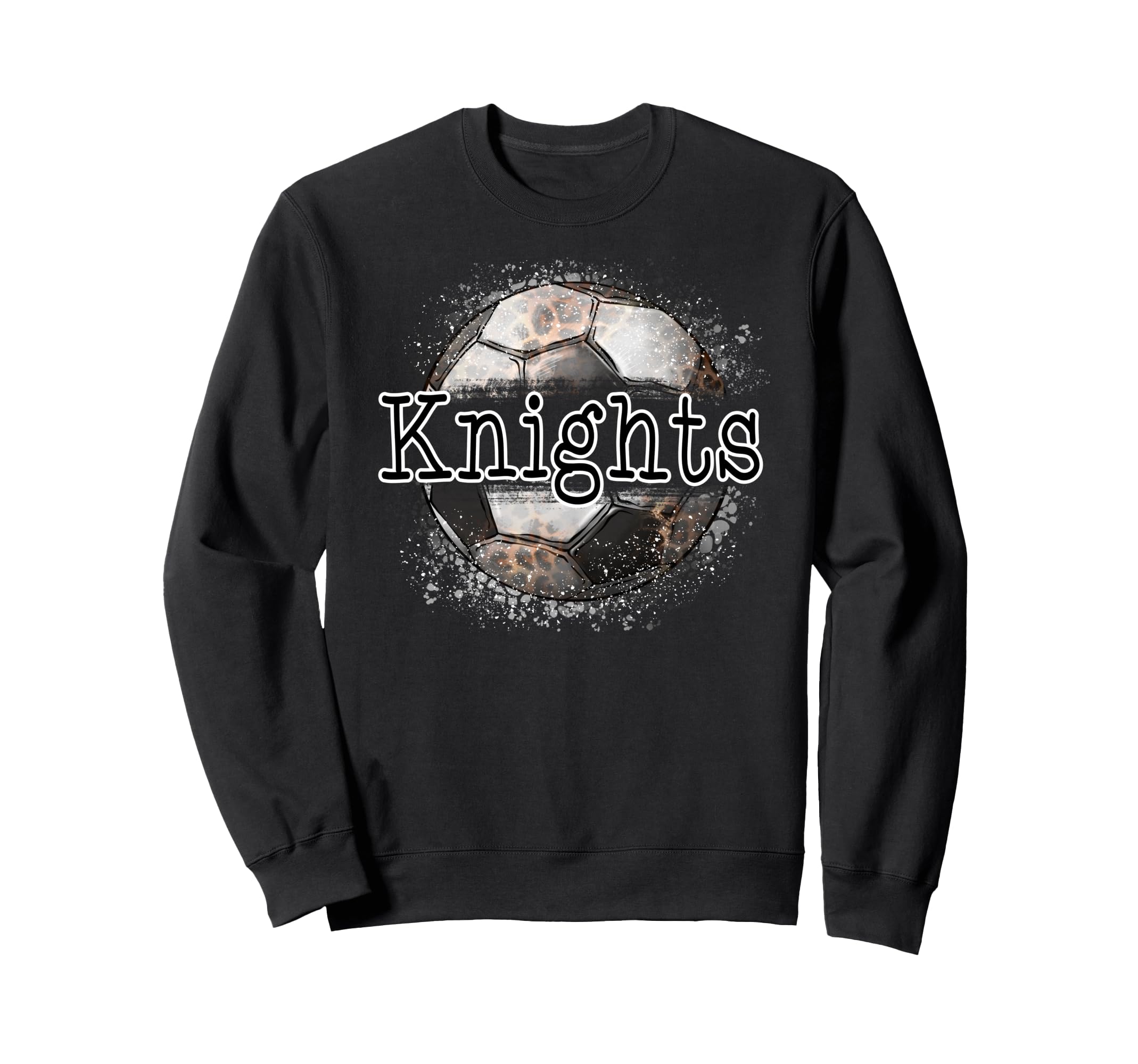 Knights Soccer Mom Game Day School Sweatshirt - Unique Graphic Unisex