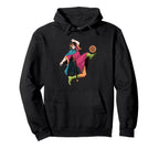 King Is Kicking Shield Game Soccer Hoodie - Streetwear Style Unisex