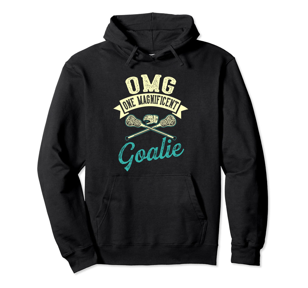 Funny Goalkeeper Lacrosse Lax Goalie Hoodie - Trendy Graphic Unisex