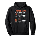 Things I Do My Spare Time Soccer Hoodie - Casual Everyday Wear Unisex