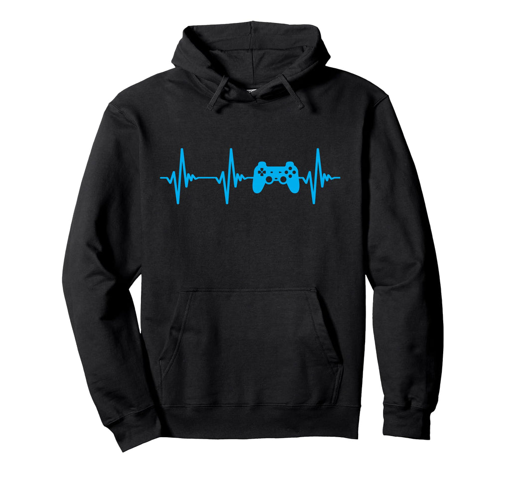 Heartbeat Gamer Gaming Sweatshirts Sweatshirt - Novelty Apparel Unisex