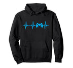 Heartbeat Gamer Gaming Sweatshirts Sweatshirt - Novelty Apparel Unisex