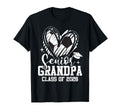 Senior Grandpa Class 2026 Soccer Graduation T-Shirt - Graphic Print Unisex
