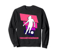 Soccer Team Outfit Players Fans Sweatshirt - Minimalist Print Men Women
