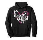 Soccer Gigi Heart Gigi Soccer Player Hoodie - Unique Graphic for Adults