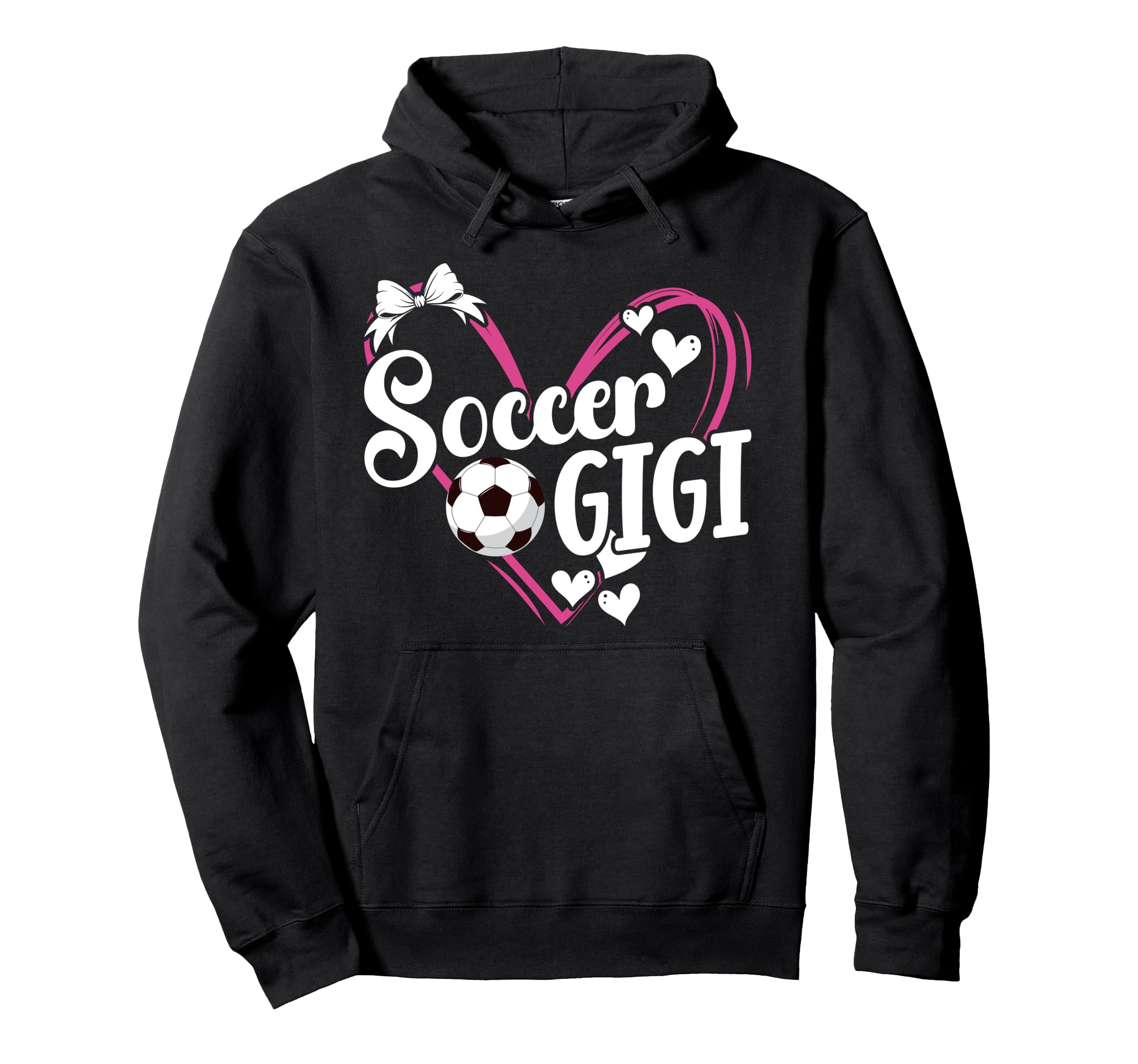Soccer Gigi Heart Gigi Soccer Player Hoodie - Unique Graphic for Adults
