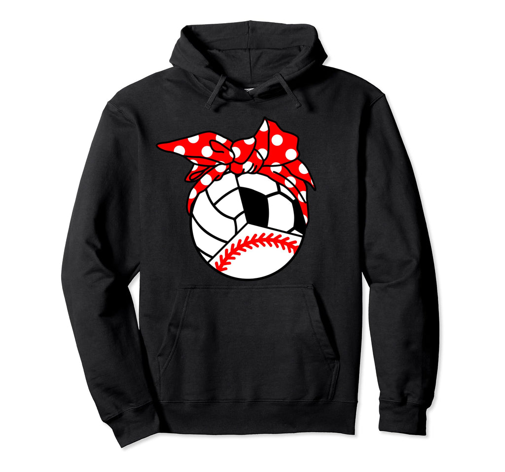 Baseball Volleyball Soccer Player Hoodie - Casual Everyday Wear for Adults