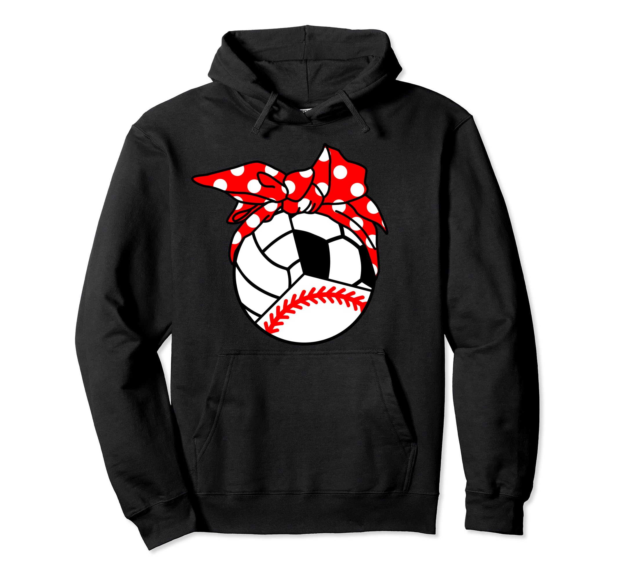 Baseball Volleyball Soccer Player Hoodie - Casual Everyday Wear for Adults
