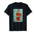 Vincent Loves Football And Soccer T-Shirt - Fun Novelty Design Men Women