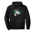 Goalkeeper Puppy French Bulldogs Soccer Hoodie - Streetwear Style Unisex