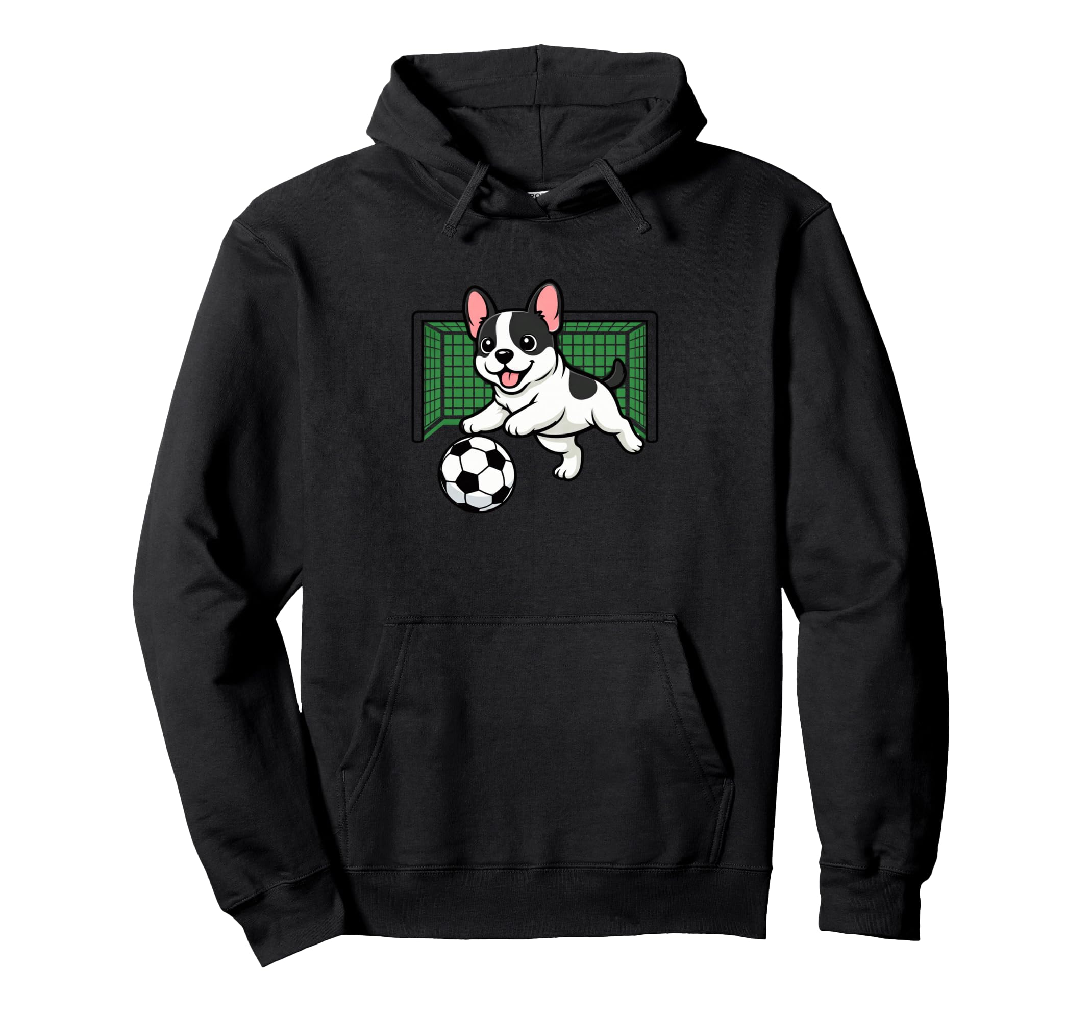 Goalkeeper Puppy French Bulldogs Soccer Hoodie - Streetwear Style Unisex