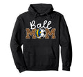 Ball Mom Volleyball Soccer Mom Soccer Hoodie - Unique Graphic for Adults