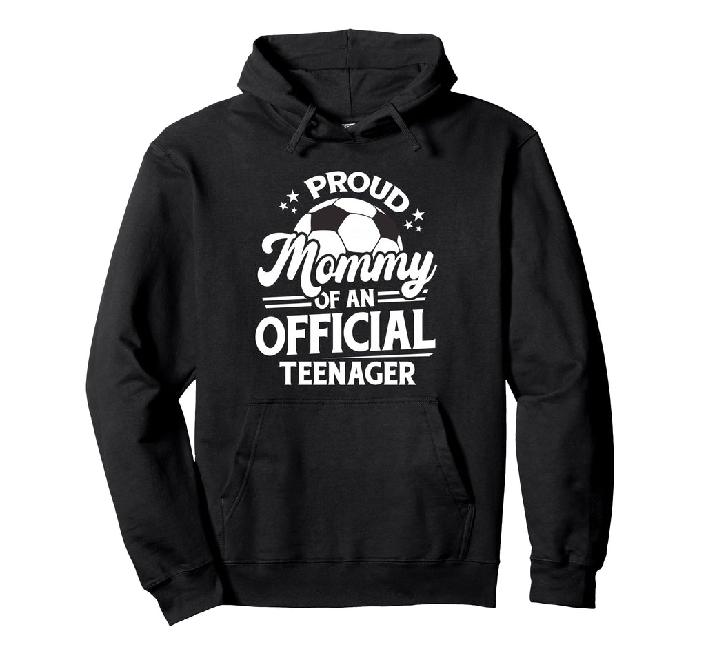 Proud Mommy Teenager 13Th Birthday Hoodie - Aesthetic Graphic for Adults