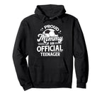 Proud Mommy Teenager 13Th Birthday Hoodie - Aesthetic Graphic for Adults