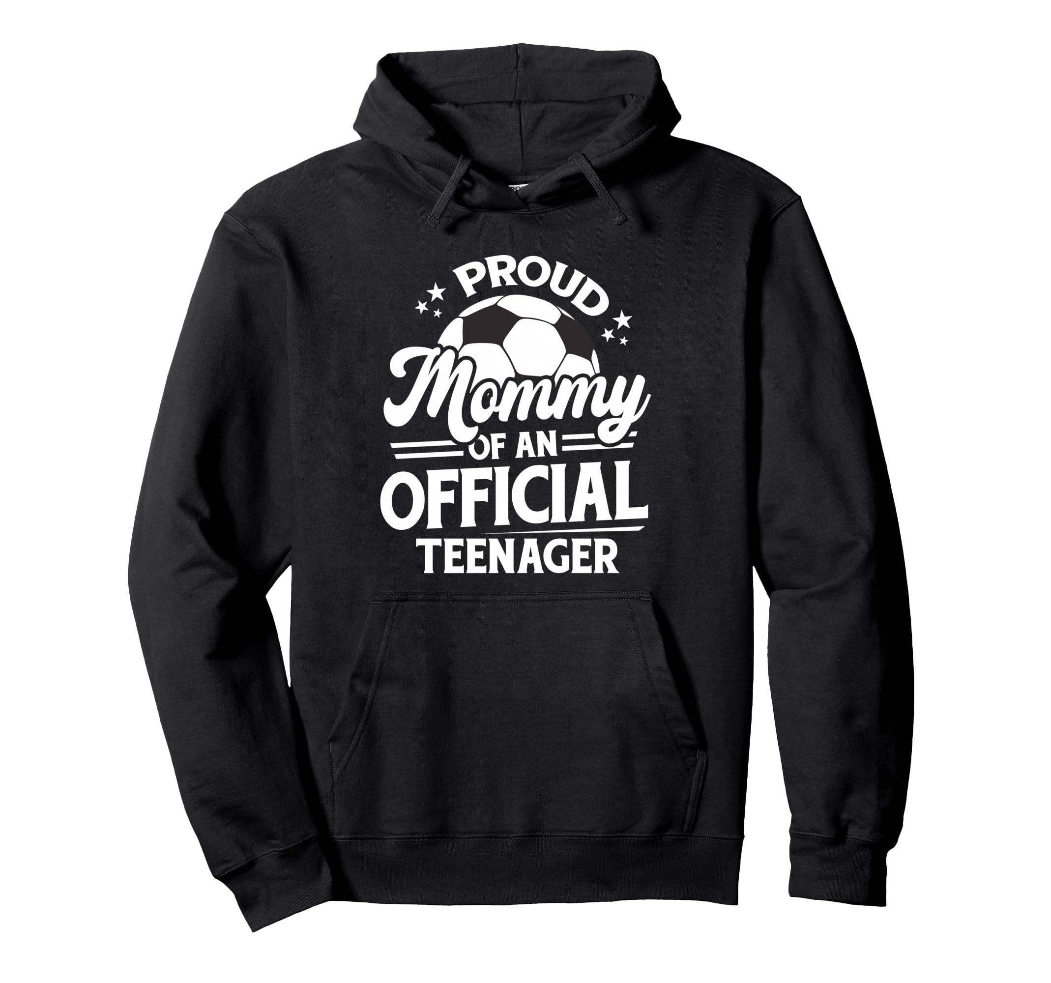 Proud Mommy Teenager 13Th Birthday Hoodie - Aesthetic Graphic for Adults