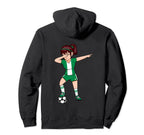 Dabbing Soccer Nigeria Jersey Nigerian Hoodie - Fun Novelty Design Unisex