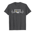 Water Polo Player Pulse Heartbeat T-Shirt - Fun Novelty Design for Adults