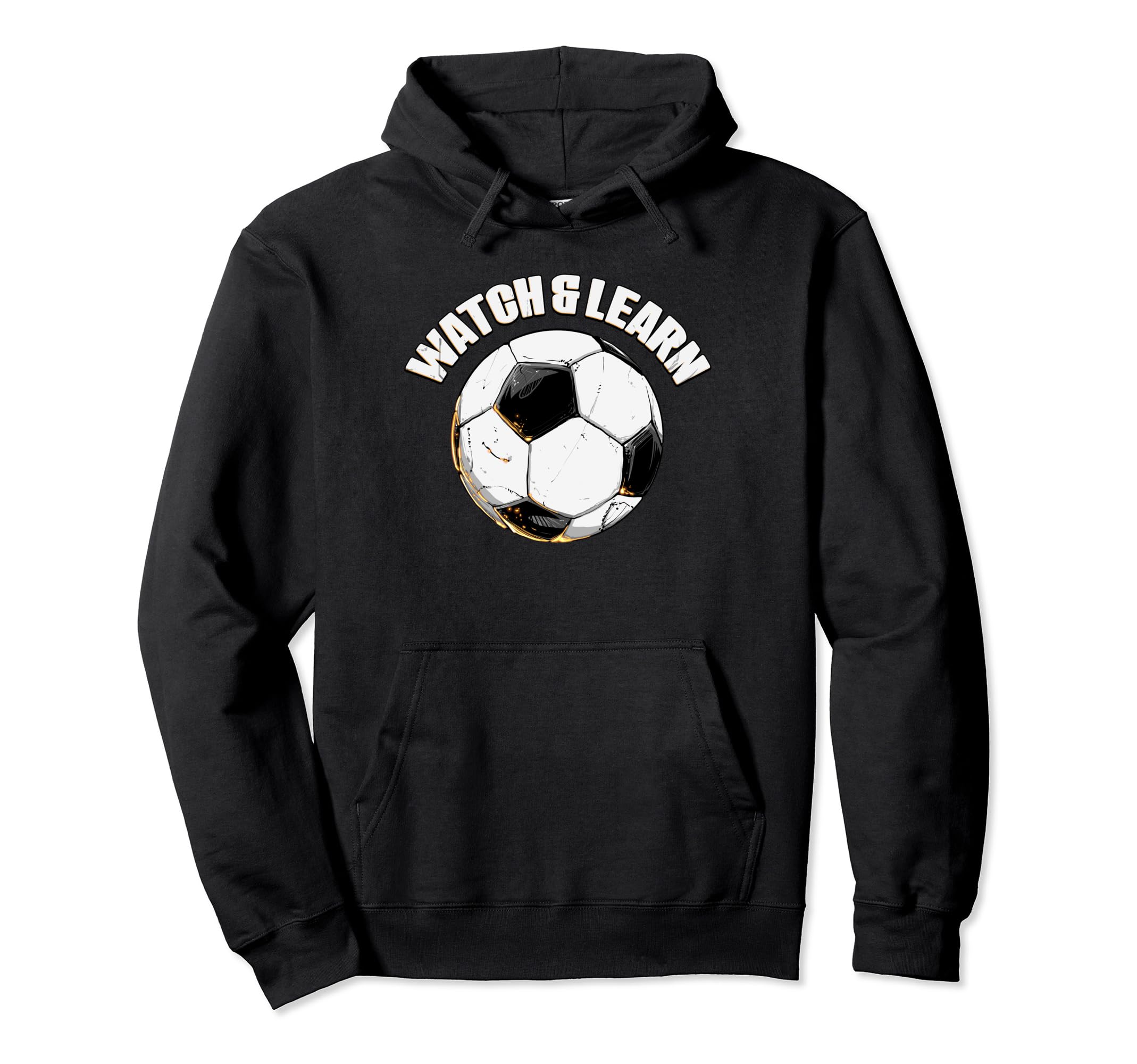 Watch Learn Soccer Player Goalie Hoodie - Streetwear Style Unisex