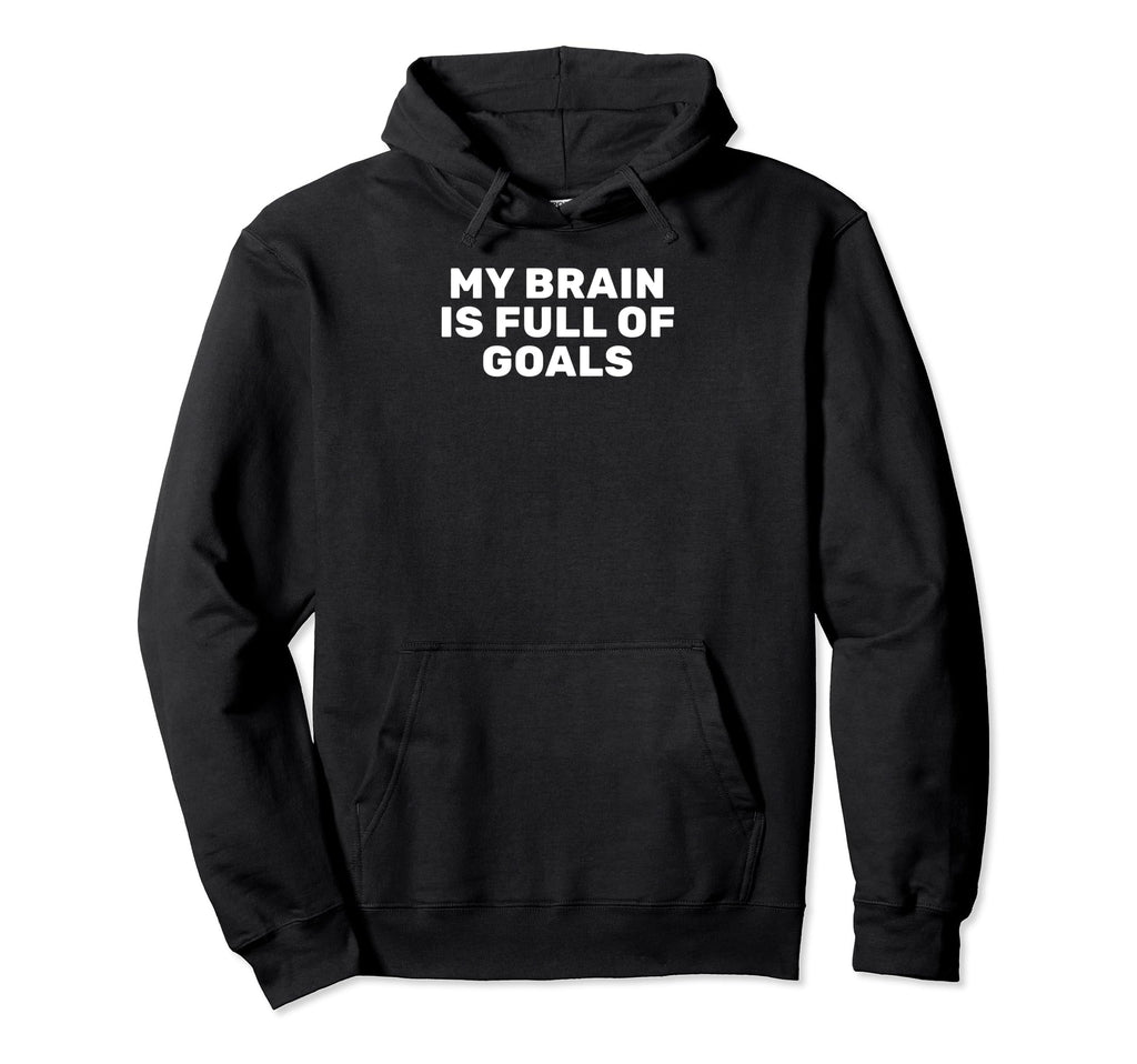 Goalkeeper Soccer Goals Meme Hoodie - Minimalist Print for Adults