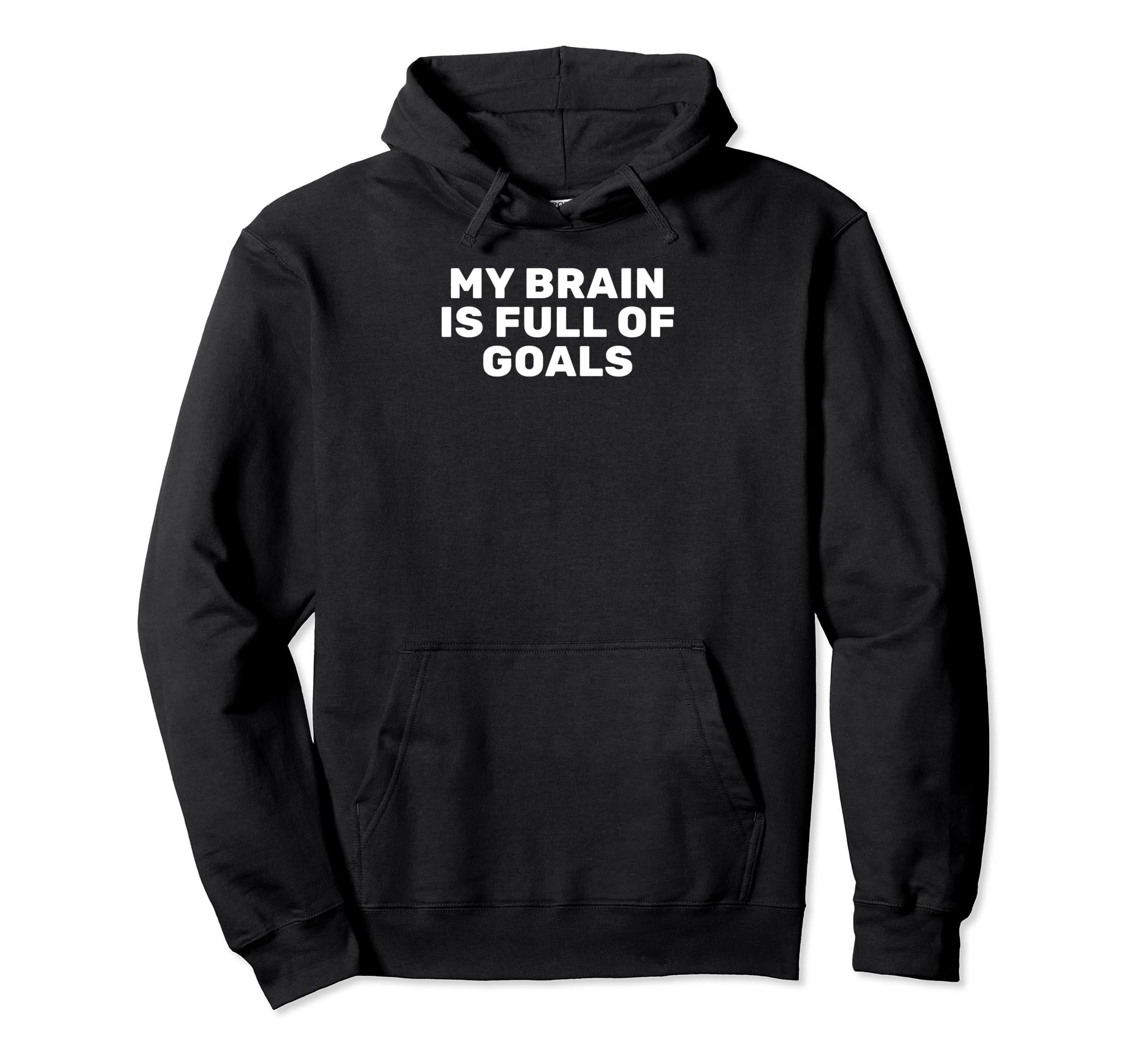 Goalkeeper Soccer Goals Meme Hoodie - Minimalist Print for Adults