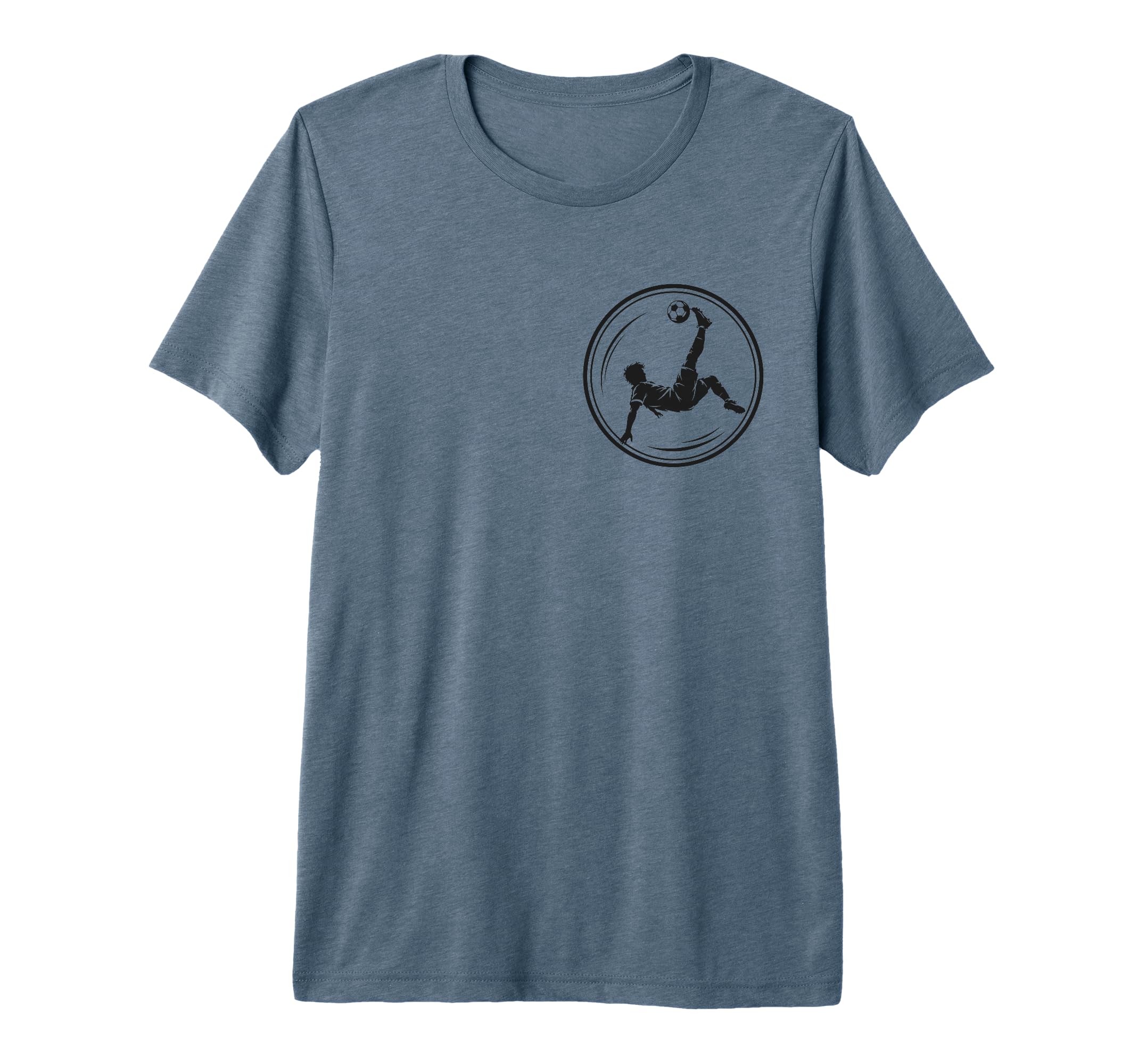 Soccer Bicycle Kick Football Player T-Shirt - Trendy Graphic Men Women
