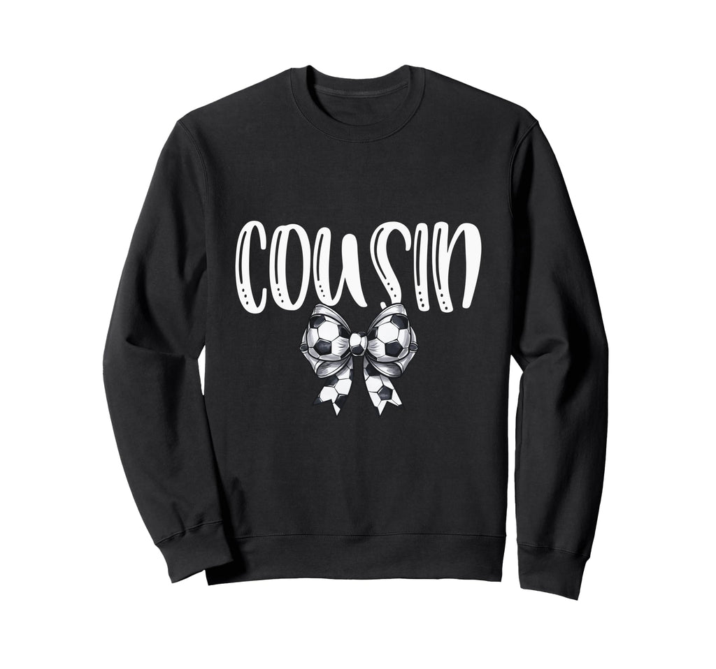 Coquette Soccer Cousin Spirit Sweatshirt - Custom Art Print Unisex