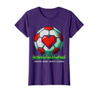 Soccer Heart Beats Strong Mens Fan T-Shirt - Aesthetic Graphic Men Women