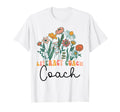 Groovy Wildflower Literacy Coach T-Shirt - Fun Novelty Design Men Women
