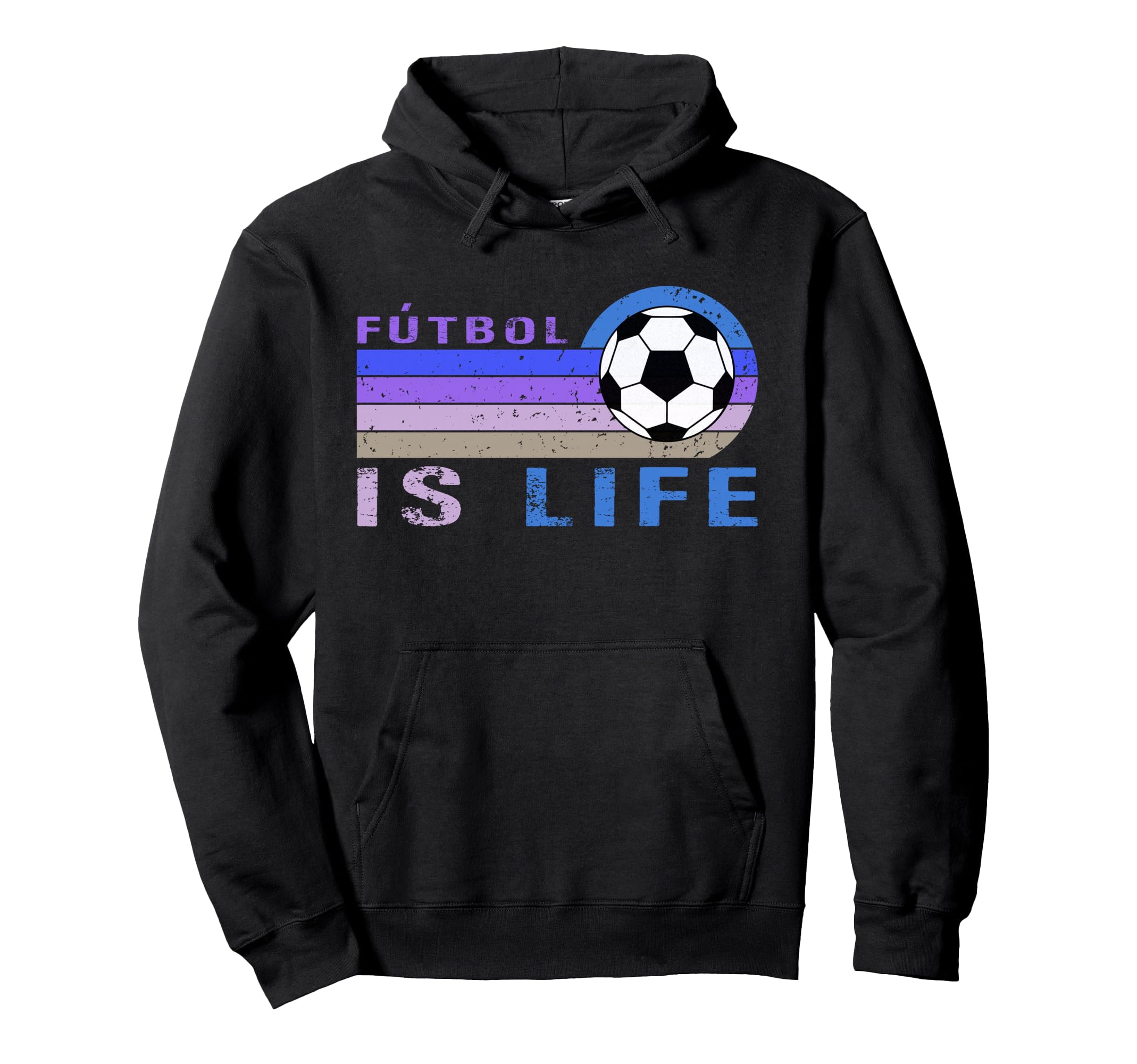 Futbol Is Life Football Lover Hoodie - Casual Everyday Wear Men Women