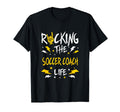 Rocking Soccer Coach Funny Soccer Player T-Shirt - Graphic Print for Adults