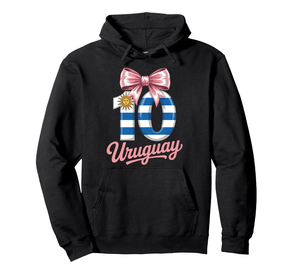 10 Uruguay Birthday Number 10 Soccer Hoodie - Casual Everyday Wear Unisex