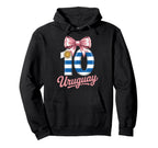 10 Uruguay Birthday Number 10 Soccer Hoodie - Casual Everyday Wear Unisex