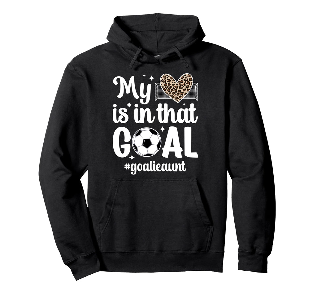 Proud Soccer Goalie Aunt Soccer Hoodie - Custom Art Print for Adults