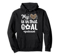 Proud Soccer Goalie Aunt Soccer Hoodie - Custom Art Print for Adults