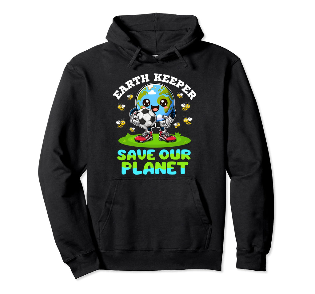 Earth Keeper Save Our Planet Earth Day Hoodie - Custom Art Print Men Women