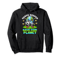 Earth Keeper Save Our Planet Earth Day Hoodie - Custom Art Print Men Women