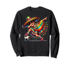 Mexican Soccer Dabbing Chica Sweatshirt - Aesthetic Graphic Unisex