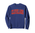 Cleveland Oh Ohio Varsity Usa Sports Sweatshirt - Fun Novelty Design Unisex
