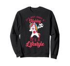Not Only Hobby Its Lifestyle Funny Sweatshirt - Minimalist Print Men Women