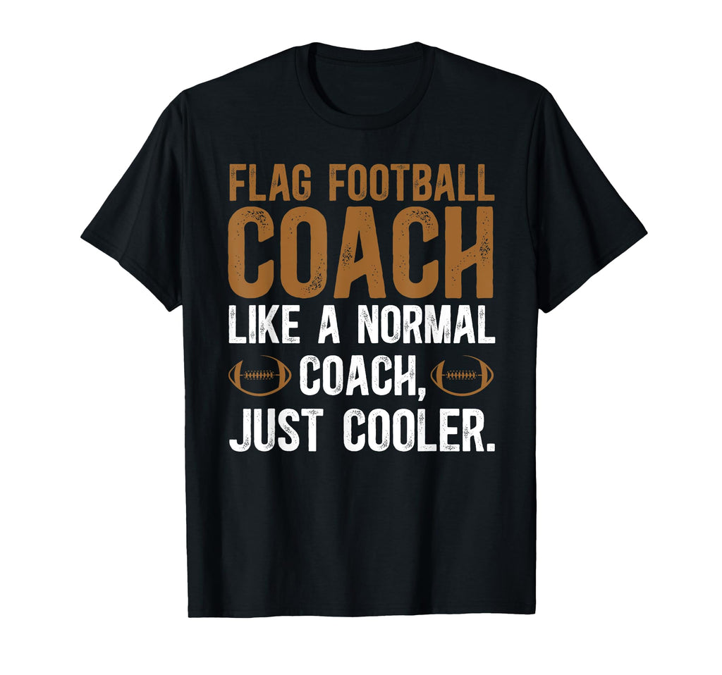 Flag Football Coach Definition Flag T-Shirt - Unique Graphic Unisex